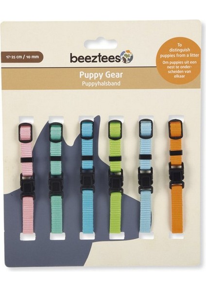 Yavru Köpek Tasması 6 Lı Set 25 cm