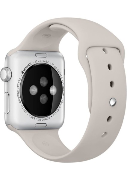 Apple Watch Uyumlu 3 4 5 6 7 8 Se Delikli 38 40 41MM Kordon Kayış Bileklik Klasik Silikon modelleri