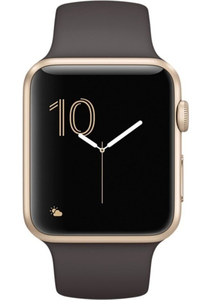 Apple Watch Uyumlu 3 4 5 6 7 8 Se Delikli 38 40 41MM Kordon Kayış Bileklik Klasik Silikon