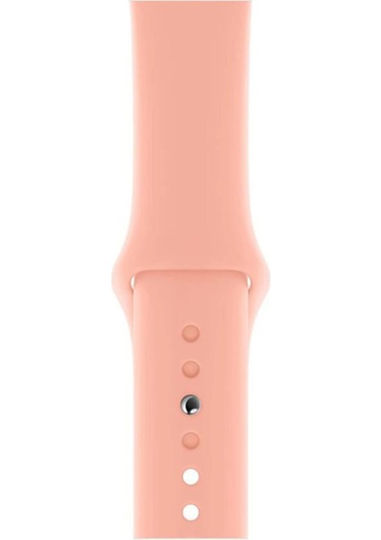 Apple Watch Uyumlu 3 4 5 6 7 8 Se Delikli 38 40 41MM Kordon Kayış Bileklik Klasik Silikon