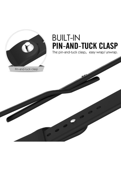 Apple Watch Uyumlu 3 4 5 6 7 8 Se Delikli 38 40 41MM Kordon Kayış Bileklik Klasik Silikon