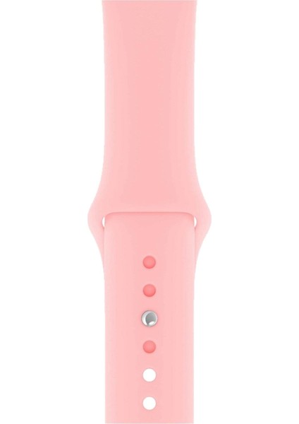 Apple Watch Uyumlu 3 4 5 6 7 8 Se Delikli 38 40 41MM Kordon Kayış Bileklik Klasik Silikon