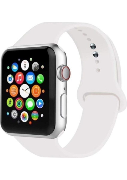 Apple Watch Uyumlu Uyumlu Kordon 2 3 4 5 Seri 42 mm ve 44 mm Silikon Kordon Kayış fiyatları