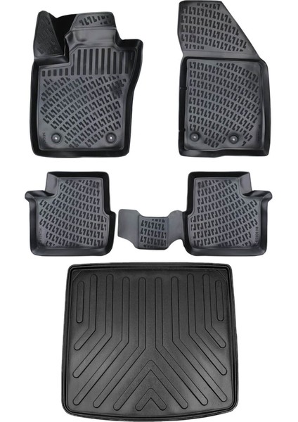 Fiat Egea Cross 3D Paspas+Bagaj Havuzu Seti