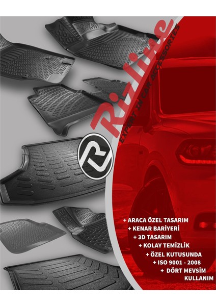 Fiat Egea Cross 3D Paspas+Bagaj Havuzu Seti