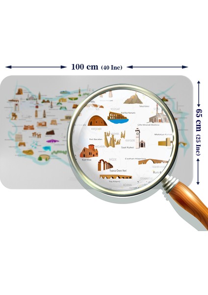Eğitici - Öğretici Dünya ve Türkiye Haritası Çocuk Odası Duvar Stickerı indirimleri