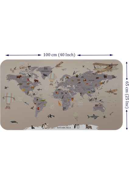 Eğitici Dünya Haritası Dünya Atlası Çocuk ve Bebek Odası Duvar Sticker fiyatları