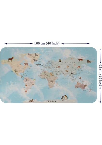 Eğitici Dünya Haritası Dünya Atlası Çocuk ve Bebek Odası Duvar Sticker fiyatları