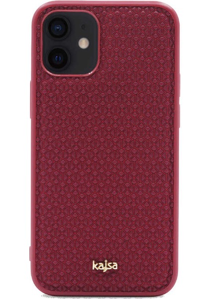 Apple iPhone 12 Kılıf Kajsa Splendid Serisi 3D Leaf Kapak