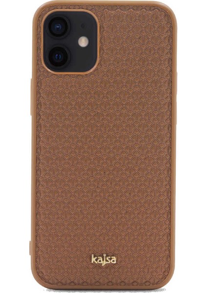 Apple iPhone 12 Kılıf Kajsa Splendid Serisi 3D Leaf Kapak fiyatları