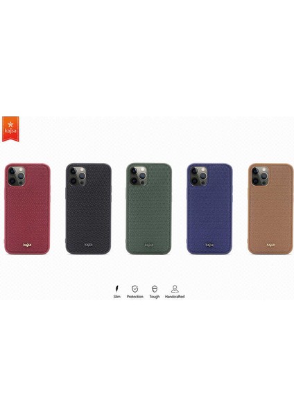 Apple iPhone 12 Kılıf Kajsa Splendid Serisi 3D Leaf Kapak fırsatları