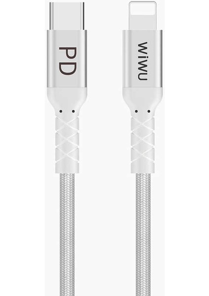 WP101 Mfı Lightning Pd Kablo 30W Hızlı Şarj Kablosu 100 mm Data Kablo