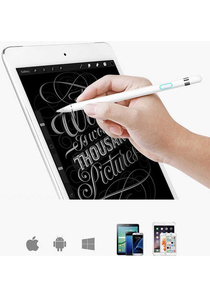 P339 Active Stylus Pencil Dokunmatik Kalem Tüm Cihazlar ile Uyumlu Çizim Kalemi