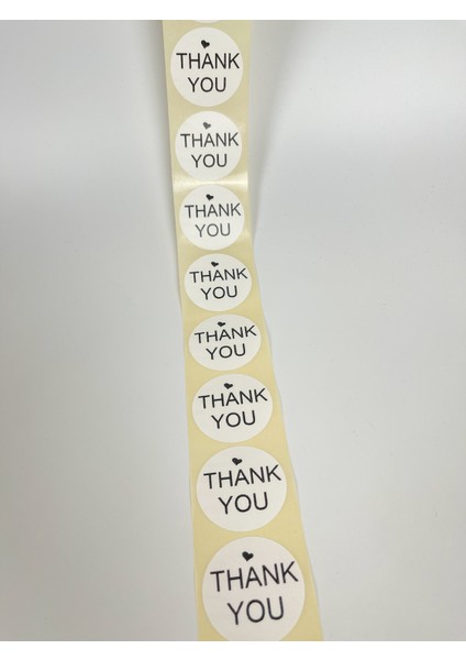 Thank You Yazılı 50 mm Yapışkanlı Stciker Etiket 100 Adet modelleri