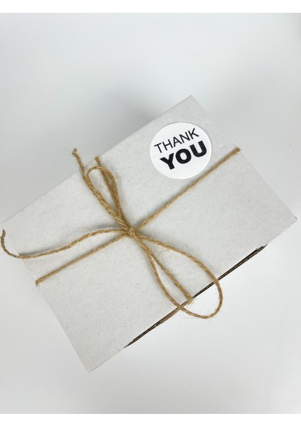 Thank You Yazılı 50 mm Yuvarlak Yapışkanlı Stciker Etiket 100 Adet fiyatları