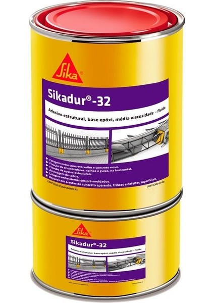 Sikadur® 32 Iki Bileşenli Epoksi Yapıştırma Malzemesi 5 Kg