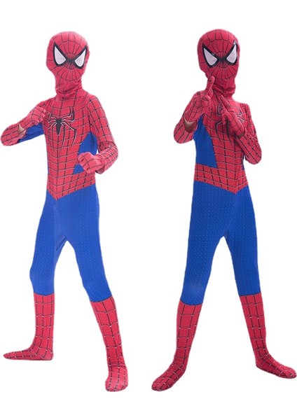 Cadılar Bayramı Kostümü-Spiderman Cosplay Kıyafet