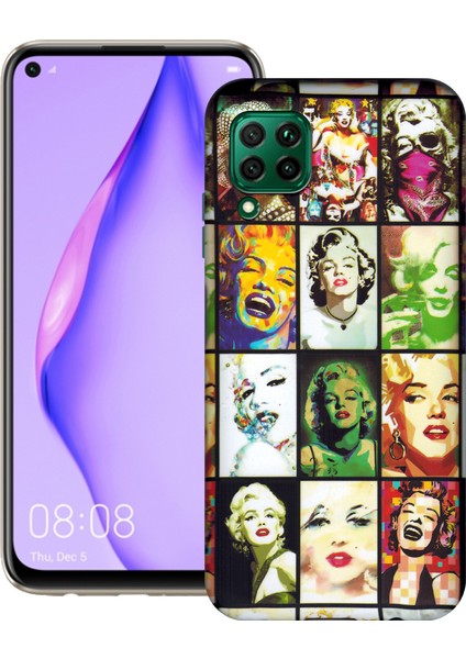 Huawei P40 Lite Gloom Silikon Telefon Kılıf GLM-099
