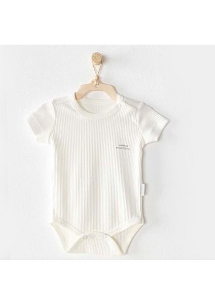 Ecru Bebek Body - Andywawa - Ecru - 1-3 Ay