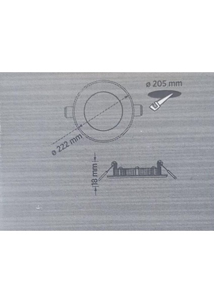 CT-5149 18W/6400K Alm. Panel Led Armatür (Beyaz-12 Adet) fiyatları