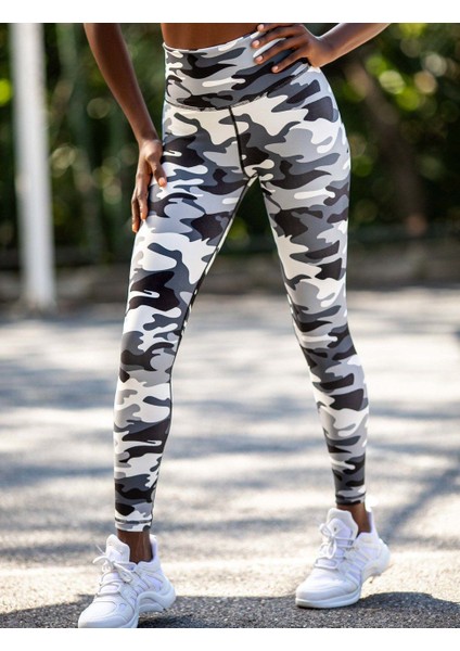 Kadın Kamuflaj Toparlayıcı Tayt modelleri