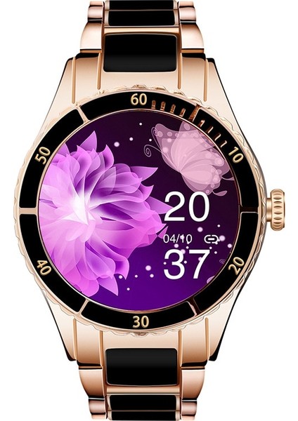 Z73 Akıllı Izle Kadın Spor Müzik Çalar Dıy Özel Bluetooth Arama Tansiyon Oksijen Moda Lady Kız Metal Kol Saati (Yurt Dışından)