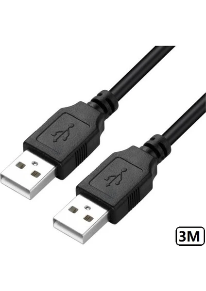 5250 USB Uzatma Kablosu 3 Metre Uzatıcı Iki Ucu Erkek Erkek