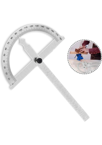 Dereceli Açılı Gönye 80X120 mm