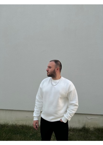 Bisiklet Yaka Oversize Sweatshirt modelleri