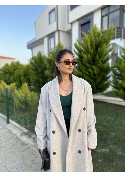 Premium Oversize Kaşe Kaban