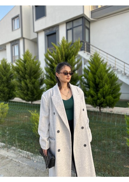 Premium Oversize Kaşe Kaban