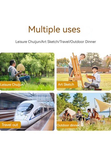 Outdoor Katlanır Plaj Piknik Kamp Sandalyesi (Yurt Dışından)