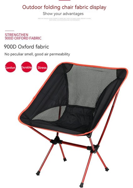 Plaj Outdoor Katlanır Kamp Sandalyesi (Yurt Dışından)