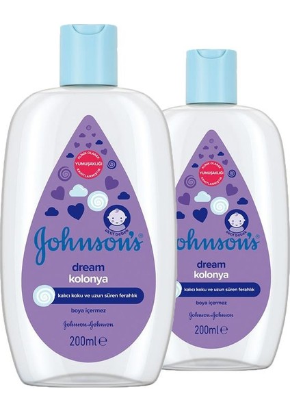 Johnson's Baby Kolonya Dream 200 ml x 2