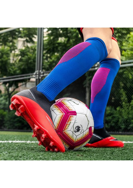 Uboovh Futbol Ayakkabıları Erkek Uzun Kramponlar Erkek Çim Eğitmenleri Spor Ayakkabıları (Yurt Dışından) indirimleri