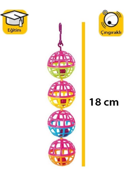Plastik Kuş Oyuncağı 18cm