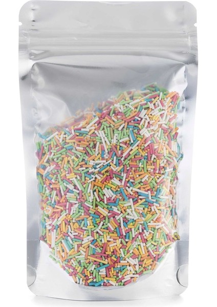 Ön Şeffaf Metalize Kilitli Doypack Ambalaj 18 x 29 + 4,5 cm. 750 gr. - 50 Adet