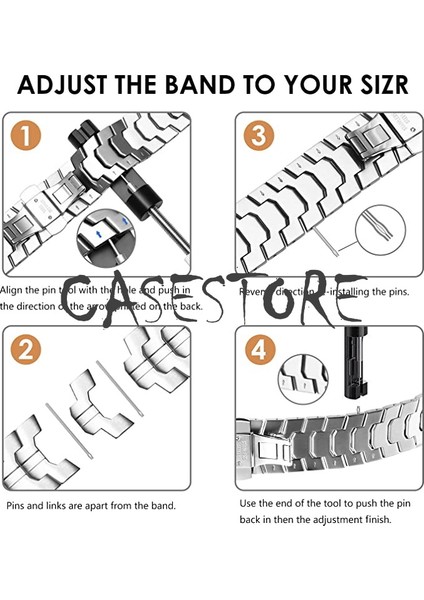 Apple Watch Ultra 49MM Uyumlu Metal Baklalı Kordon fırsatları