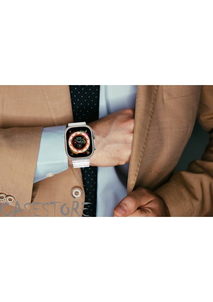 Apple Watch Ultra 49MM Uyumlu Metal Baklalı Paslanmaz Çelik Lüks Kordon Güçlü Magnetic Loop 49MM 45MM 44MM 42MM Apple Watch Series 8 7 6 5 4 3 2 1 Se Nike Magnetik Mıknatıslı modelleri