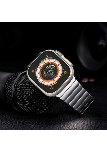 Apple Watch Ultra 49MM Uyumlu Metal Baklalı Paslanmaz Çelik Lüks Kordon Güçlü Magnetic Loop 49MM 45MM 44MM 42MM Apple Watch Series 8 7 6 5 4 3 2 1 Se Nike Magnetik Mıknatıslı fırsatları