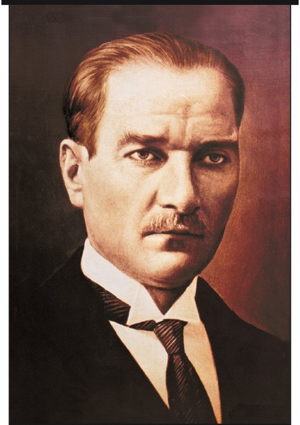 Atatürk Posteri Raşel Kumaş - 200X300CM - Gönder Bayrak Markalı