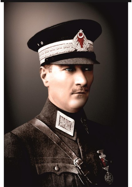Atatürk Posteri Raşel Kumaş - 200X300CM - Gönder Bayrak Markalı