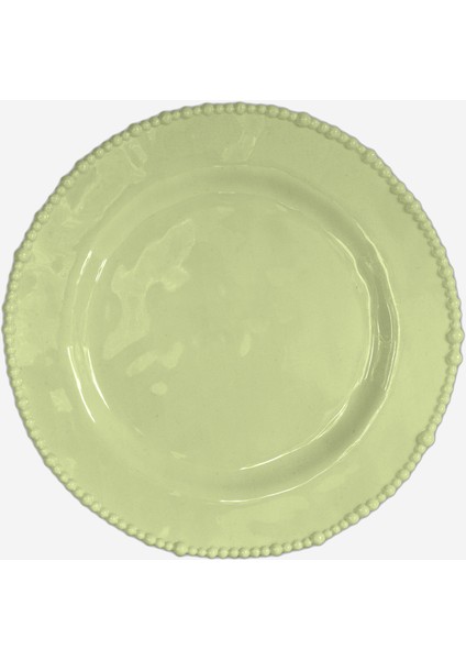 Yeşil Melamin Yemek Tabağı 28 cm