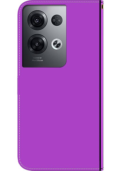 Oppo Reno 8 Pro+ İçin Ayna Pu Kılıfı (Yurt Dışından)