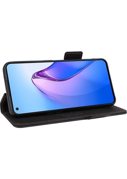 Oppo Reno 8 5G İçin Flip Deri Kılıfı (Yurt Dışından)