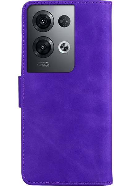 Oppo Reno 8 Pro İçin Deri Kılıf (Yurt Dışından)