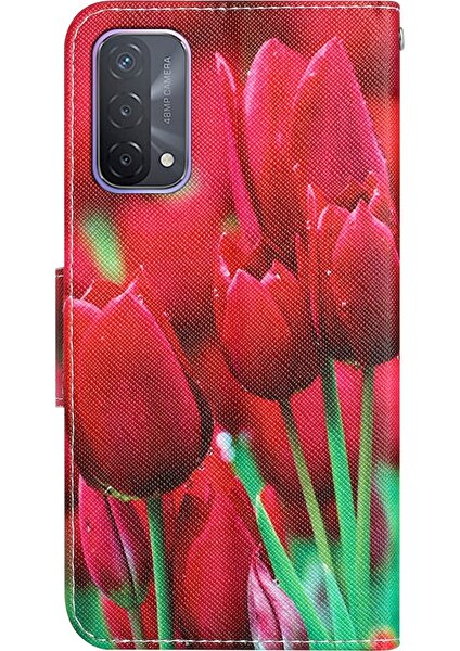 ZH Store Oppo A93 5G İçin Renkli Çizim Kılıf (Yurt Dışından)