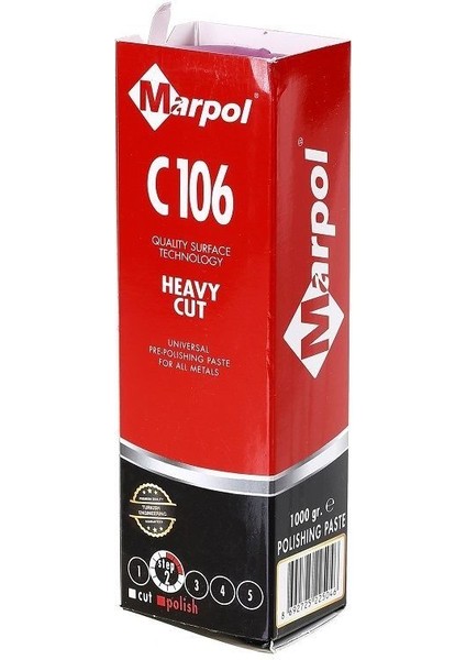 C106 Katı Polisaj Cilası Pembe 1000GR