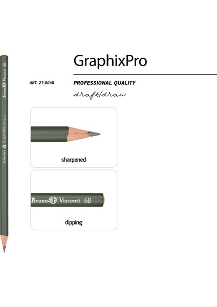 Bruno Visconti Graphixpro 9'lu B-9b Dereceli Kalem Seti 21-0040