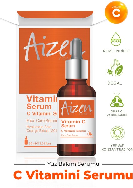 C Vitamini Içerikli Yüz Bakım Serumu 30ML